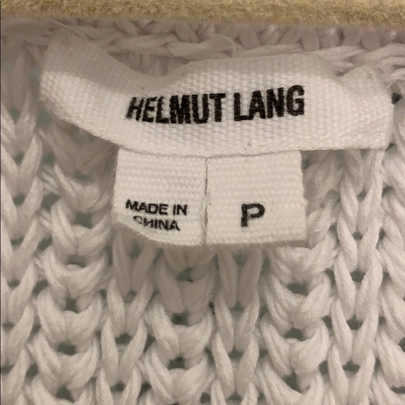 Knit asymmetrical Helmut Lang top - Picture 4 of 6